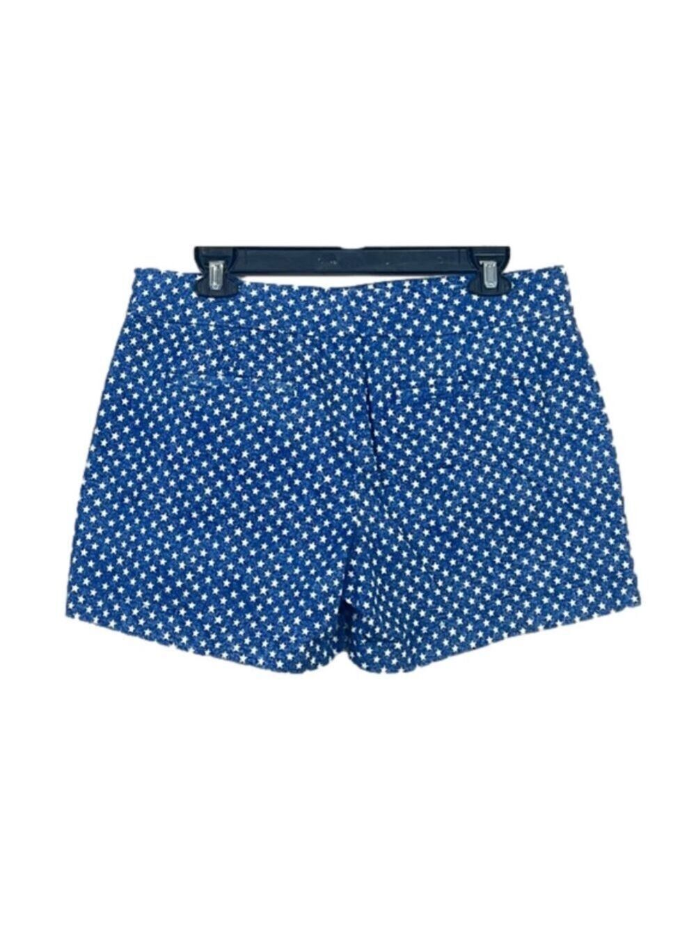 American Living Women Jean Shorts Stars Size 8 Stars Blue White - Picture 2 of 12